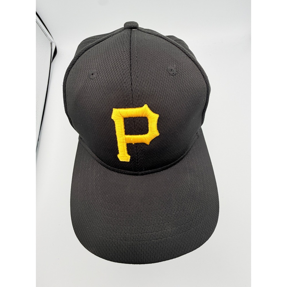 OC Sports Pittsburgh Pirates MLB Baseball Hat Black Yellow OSFM Adjustable Cap
